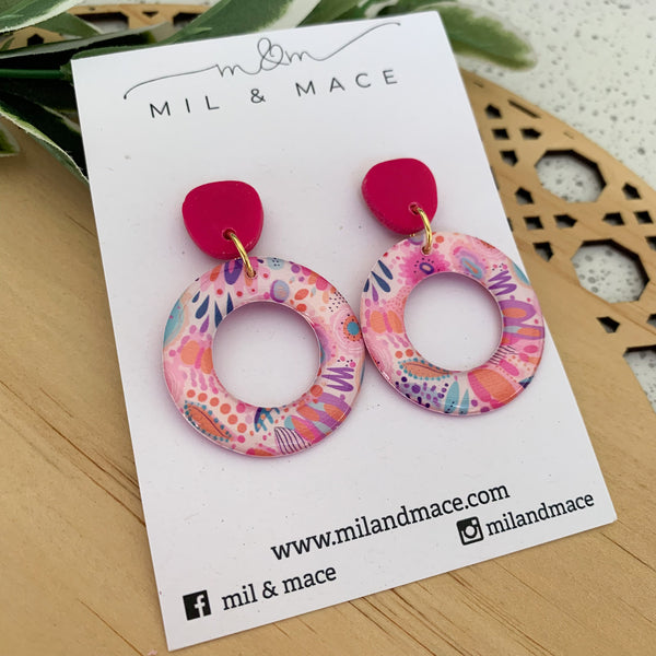 Flora Yupo Dangle Earrings