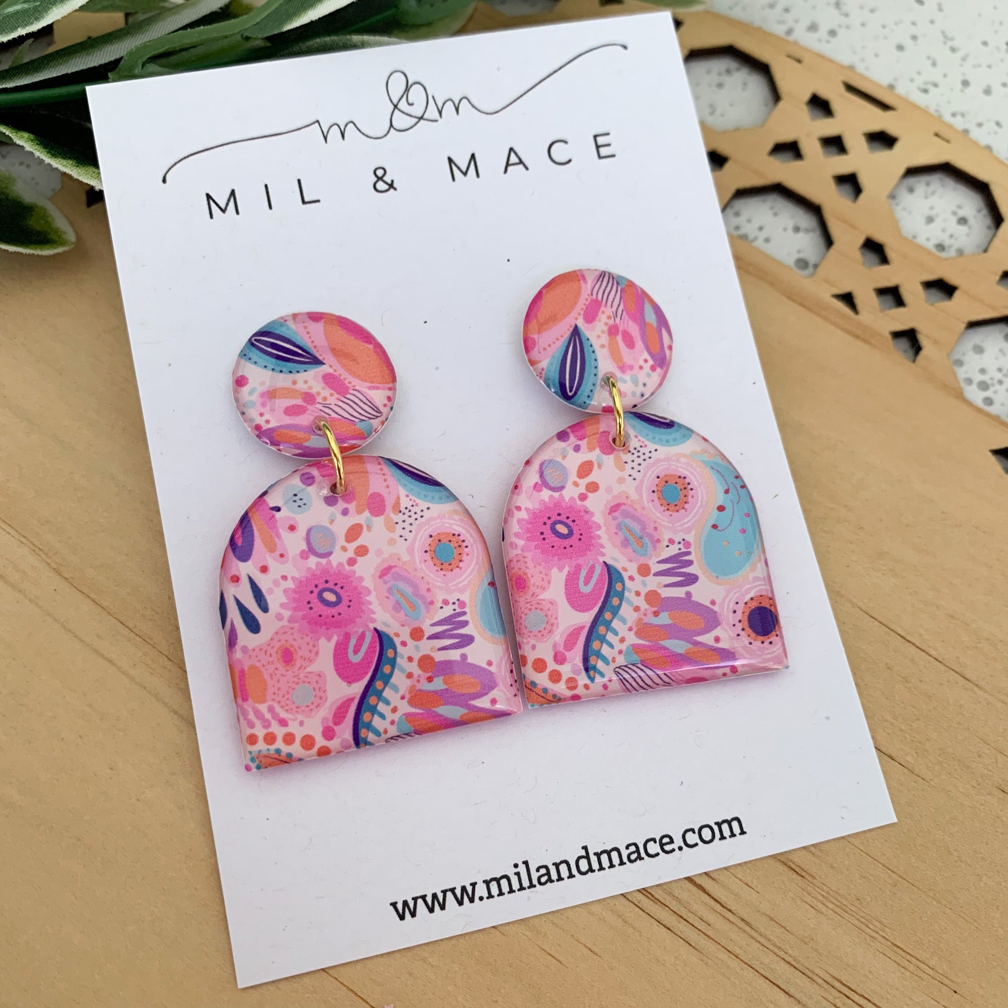 Flora Yupo Dangle Earrings