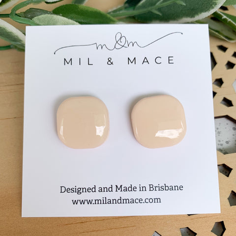 Lucy Polymer Clay Stud Earrings