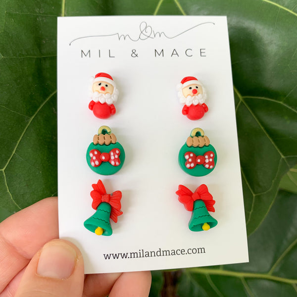 Christmas 3D Acrylic Stud Pack