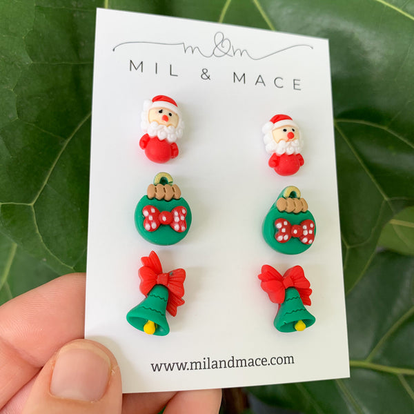 Christmas 3D Acrylic Stud Pack