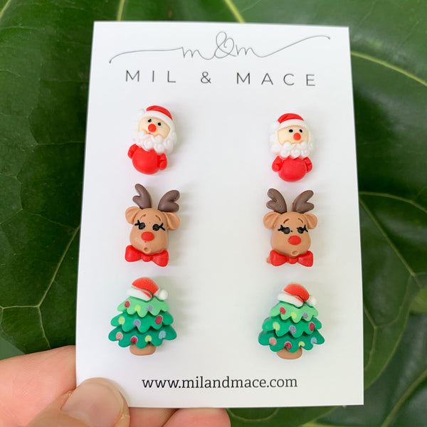 Christmas 3D Acrylic Stud Pack