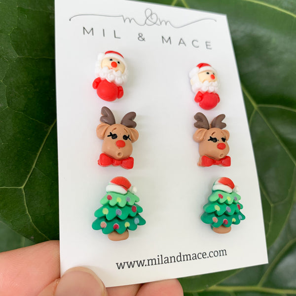 Christmas 3D Acrylic Stud Pack