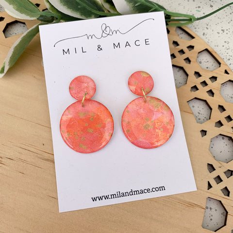 Sunsets 30mm Yupo Dangle Earrings