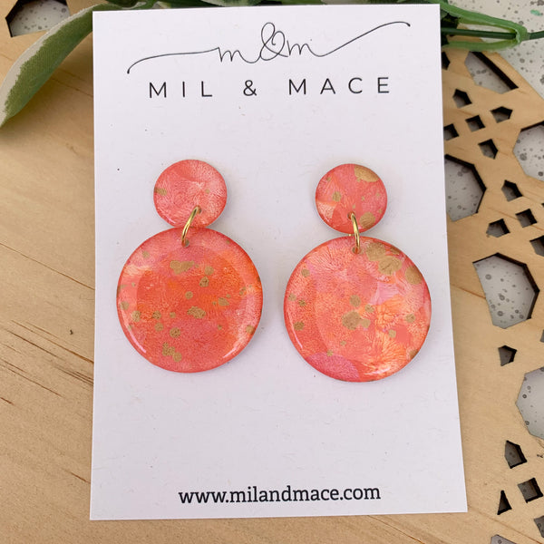 Sunsets 30mm Yupo Dangle Earrings