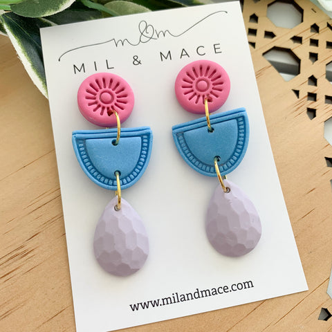 Piper Polymer Clay Dangle Earrings