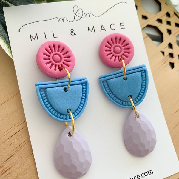 Piper Polymer Clay Dangle Earrings