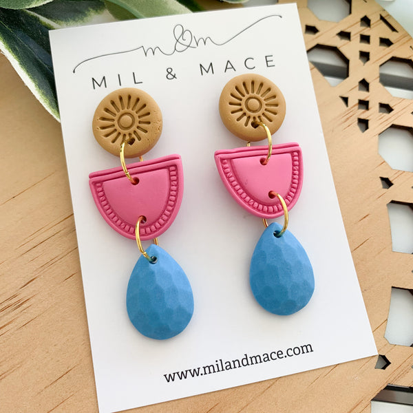 Piper Polymer Clay Dangle Earrings