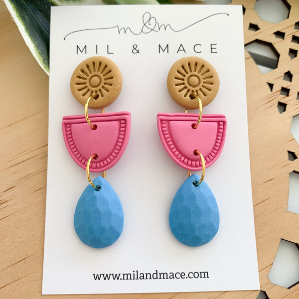 Piper Polymer Clay Dangle Earrings