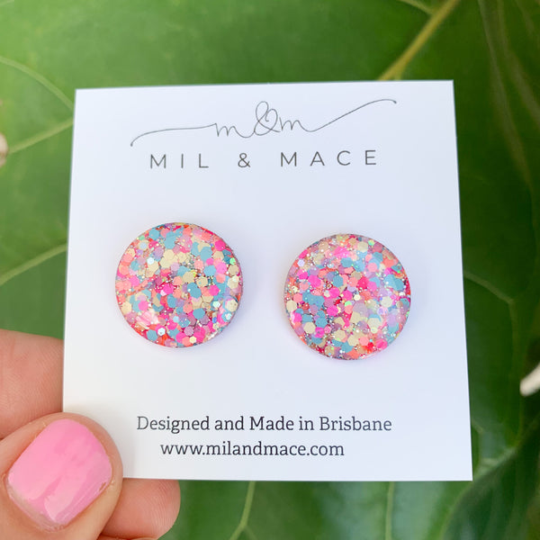 20mm Neon Resin Studs