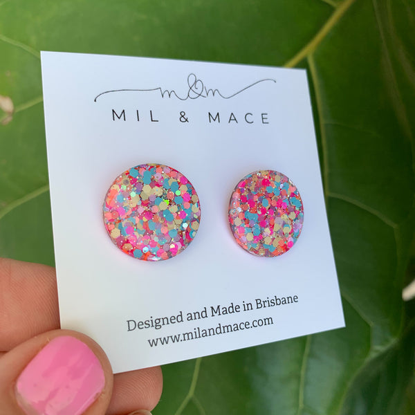 20mm Neon Resin Studs