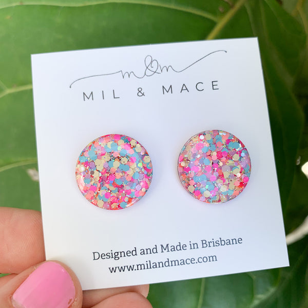 20mm Neon Resin Studs