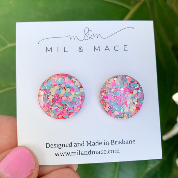 20mm Neon Resin Studs