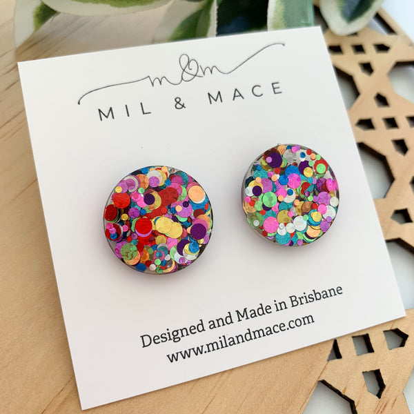 20mm Carnival Resin Studs