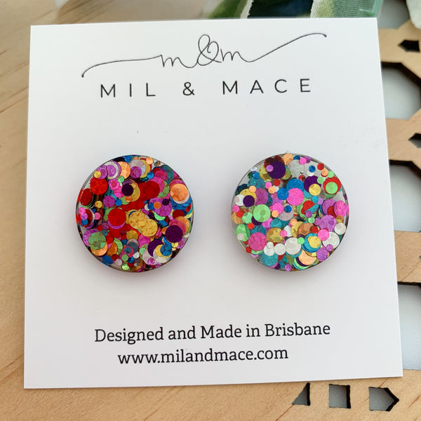 20mm Carnival Resin Studs