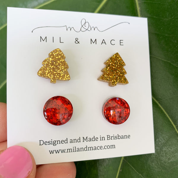 Christmas Mini Stud Pack