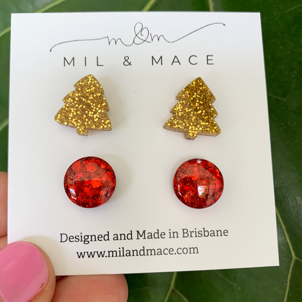 Christmas Mini Stud Pack