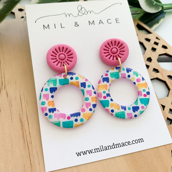 Jellybean Yupo Dangle Earrings