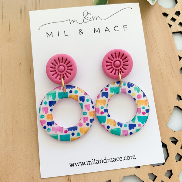 Jellybean Yupo Dangle Earrings