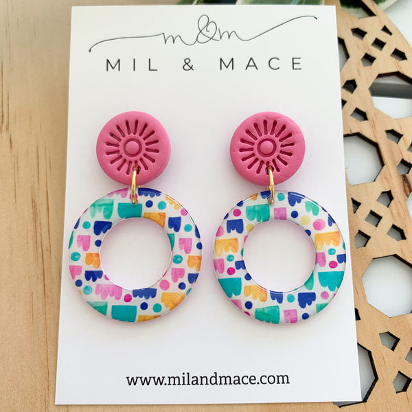 Jellybean Yupo Dangle Earrings