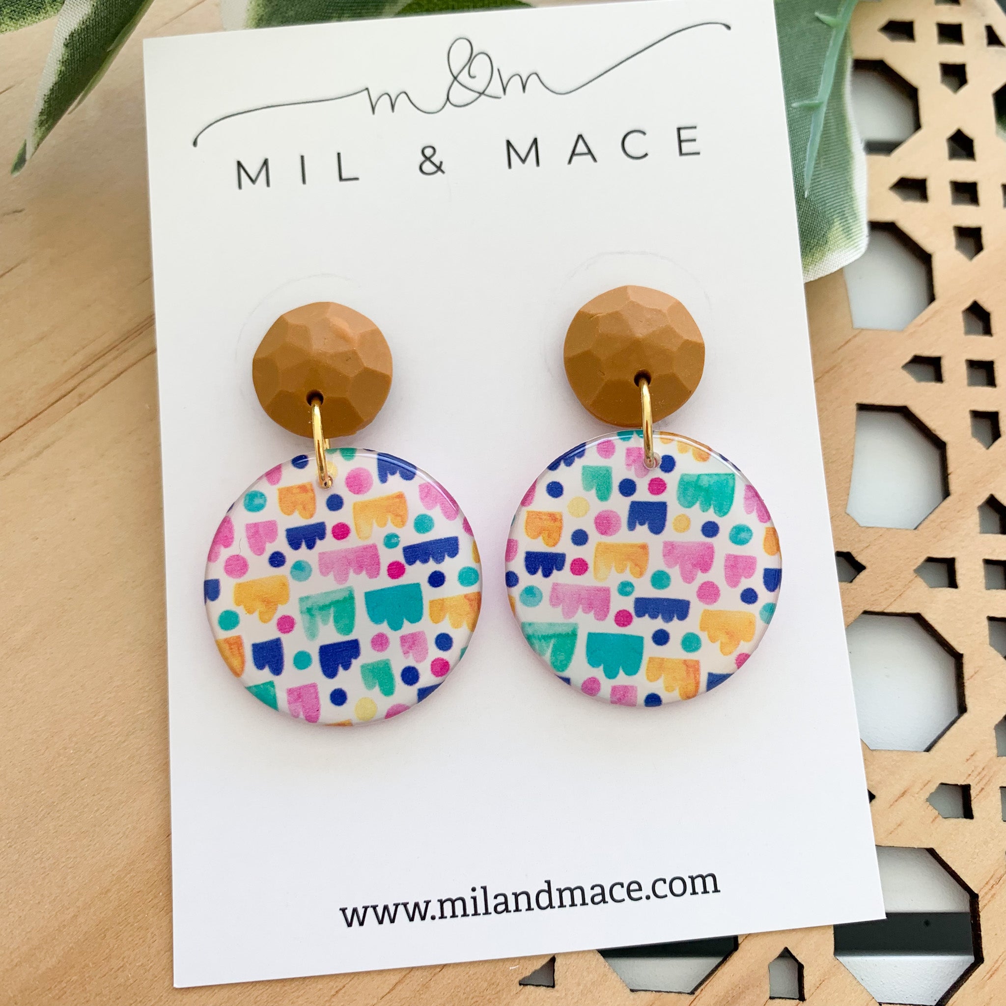 Jellybean Yupo Dangle Earrings