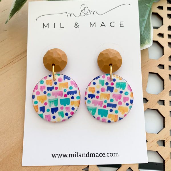 Jellybean Yupo Dangle Earrings