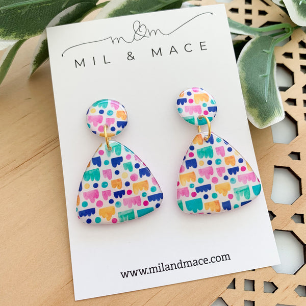 Jellybean Yupo Dangle Earrings