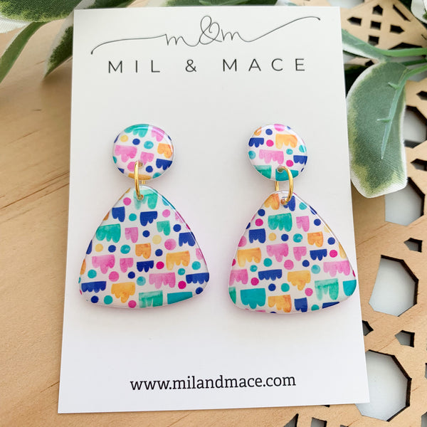 Jellybean Yupo Dangle Earrings