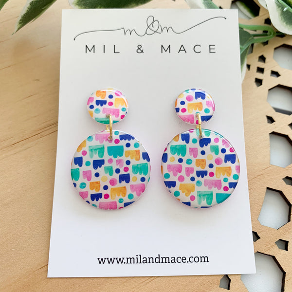 Jellybean Yupo Dangle Earrings