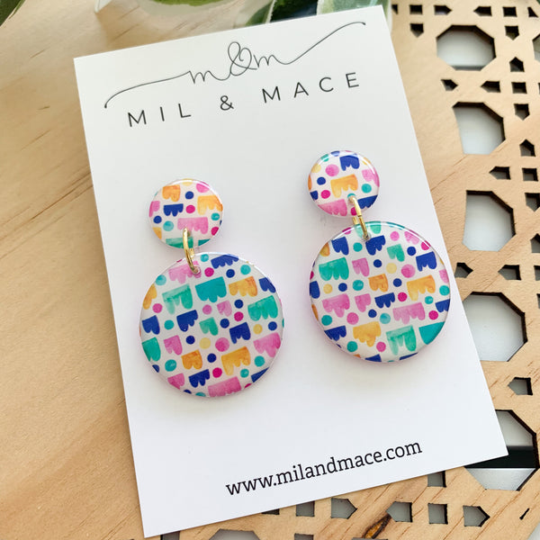 Jellybean Yupo Dangle Earrings