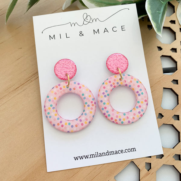 Spotty Yupo Dangle Earrings