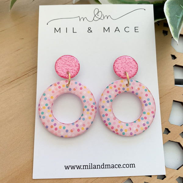 Spotty Yupo Dangle Earrings