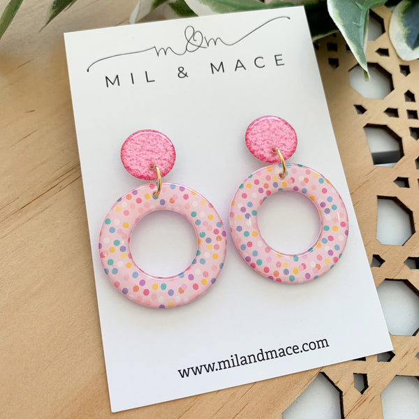 Spotty Yupo Dangle Earrings