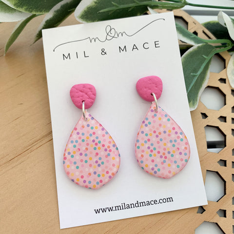 Spotty Yupo Dangle Earrings