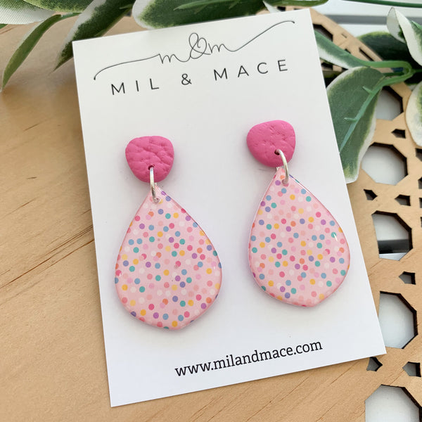 Spotty Yupo Dangle Earrings