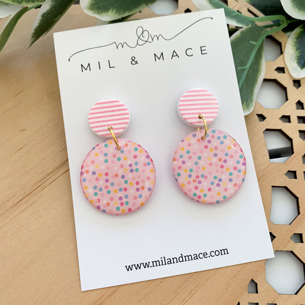 Spotty Yupo Dangle Earrings