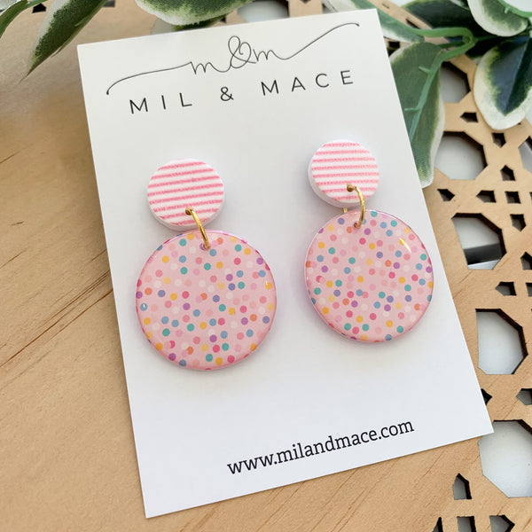 Spotty Yupo Dangle Earrings