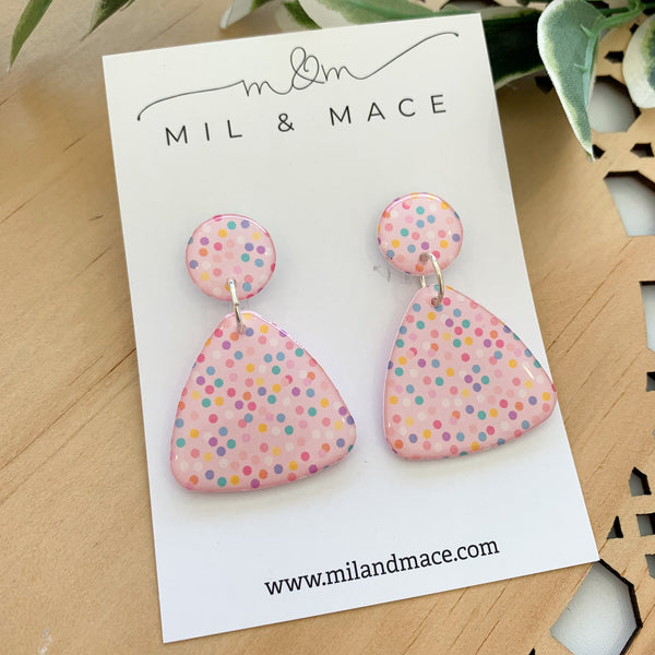 Spotty Yupo Dangle Earrings