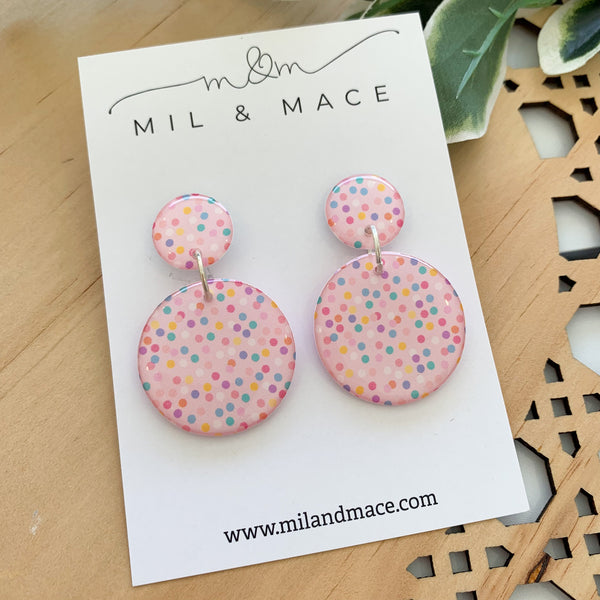 Spotty Yupo Dangle Earrings