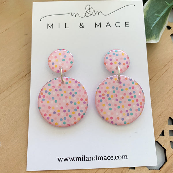 Spotty Yupo Dangle Earrings