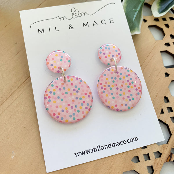 Spotty Yupo Dangle Earrings