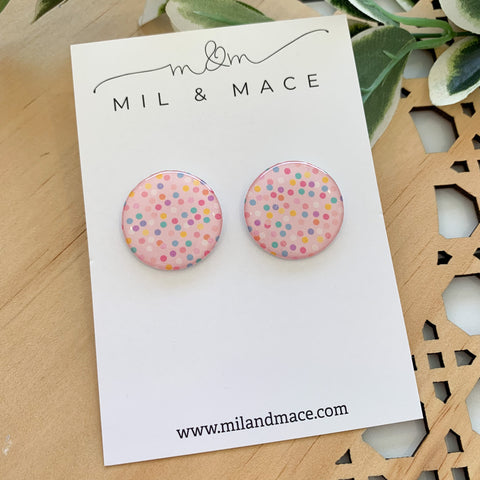 Spotty Yupo Stud Earrings