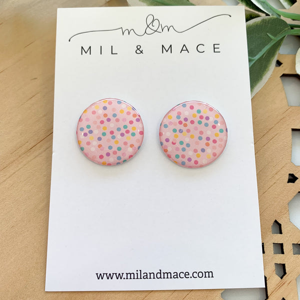 Spotty Yupo Stud Earrings