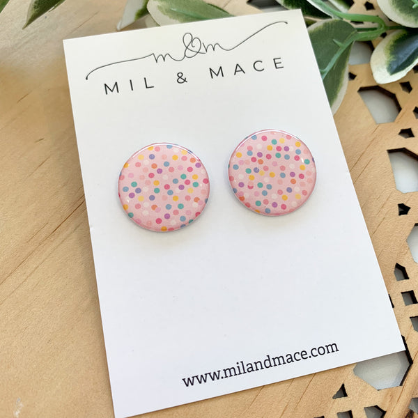 Spotty Yupo Stud Earrings