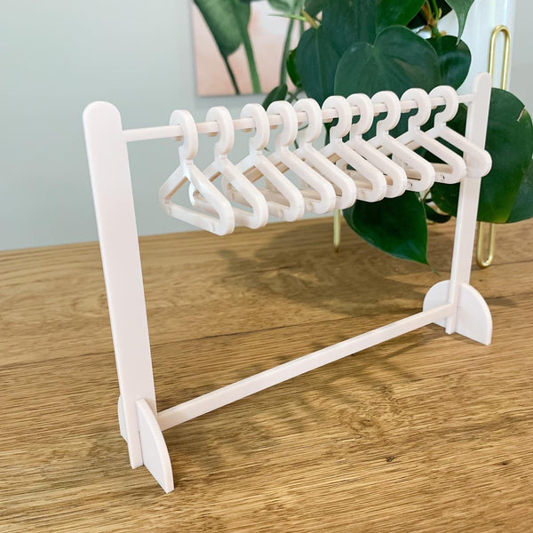 Mini Acrylic Coat Hanger Large Size Earring Holder