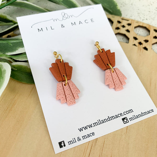 Paris Polymer Clay Dangle Earrings